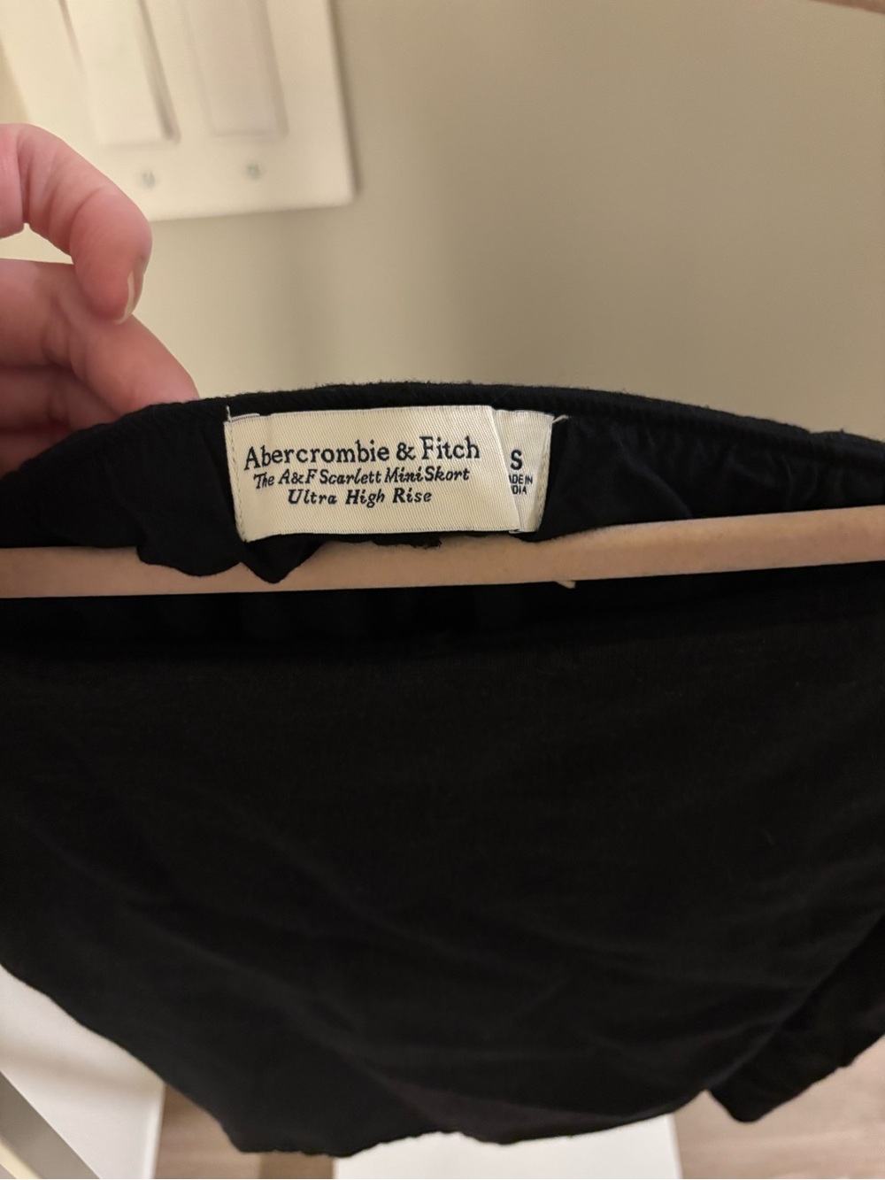 A&f Scarlett Linen-blend Wrap Mini Skort - Picture 5 of 5